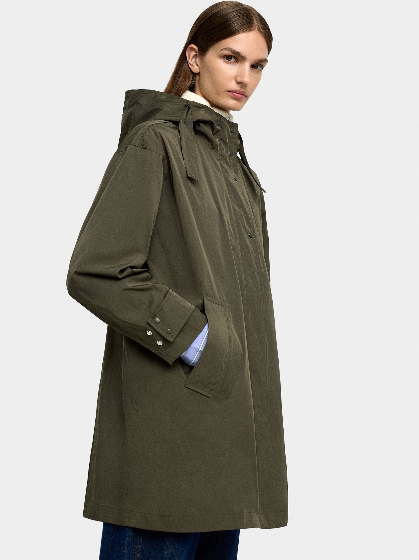 Light Parka With Hood