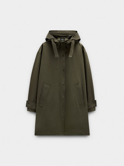 Light Parka With Hood