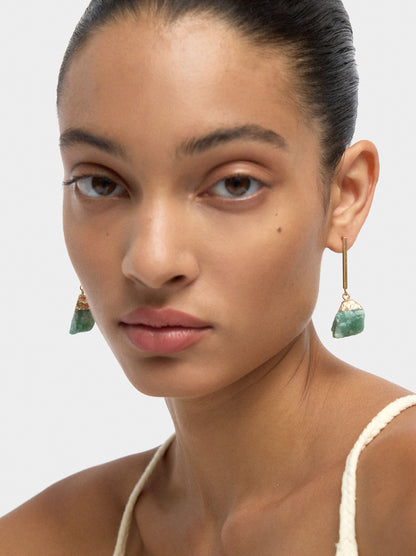 Bar Earrings With Stones