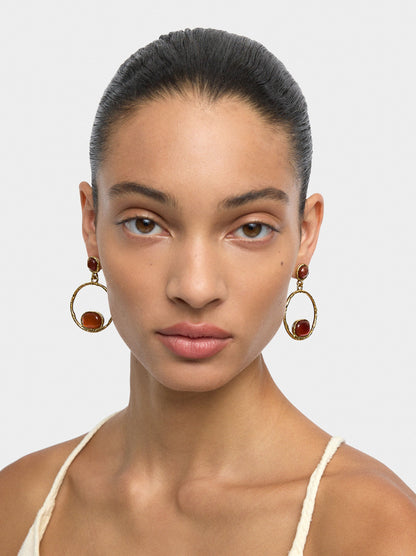 Long Earrings With Stones