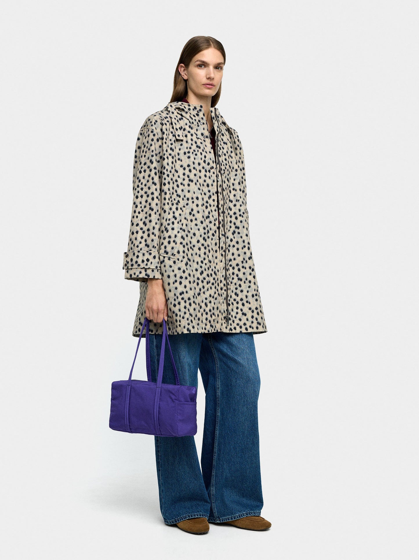 Parka With Animal Print