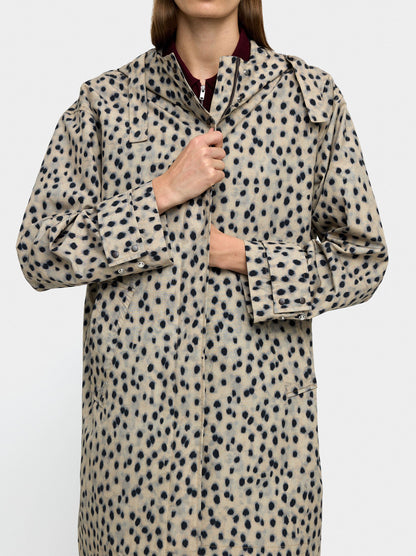 Parka With Animal Print