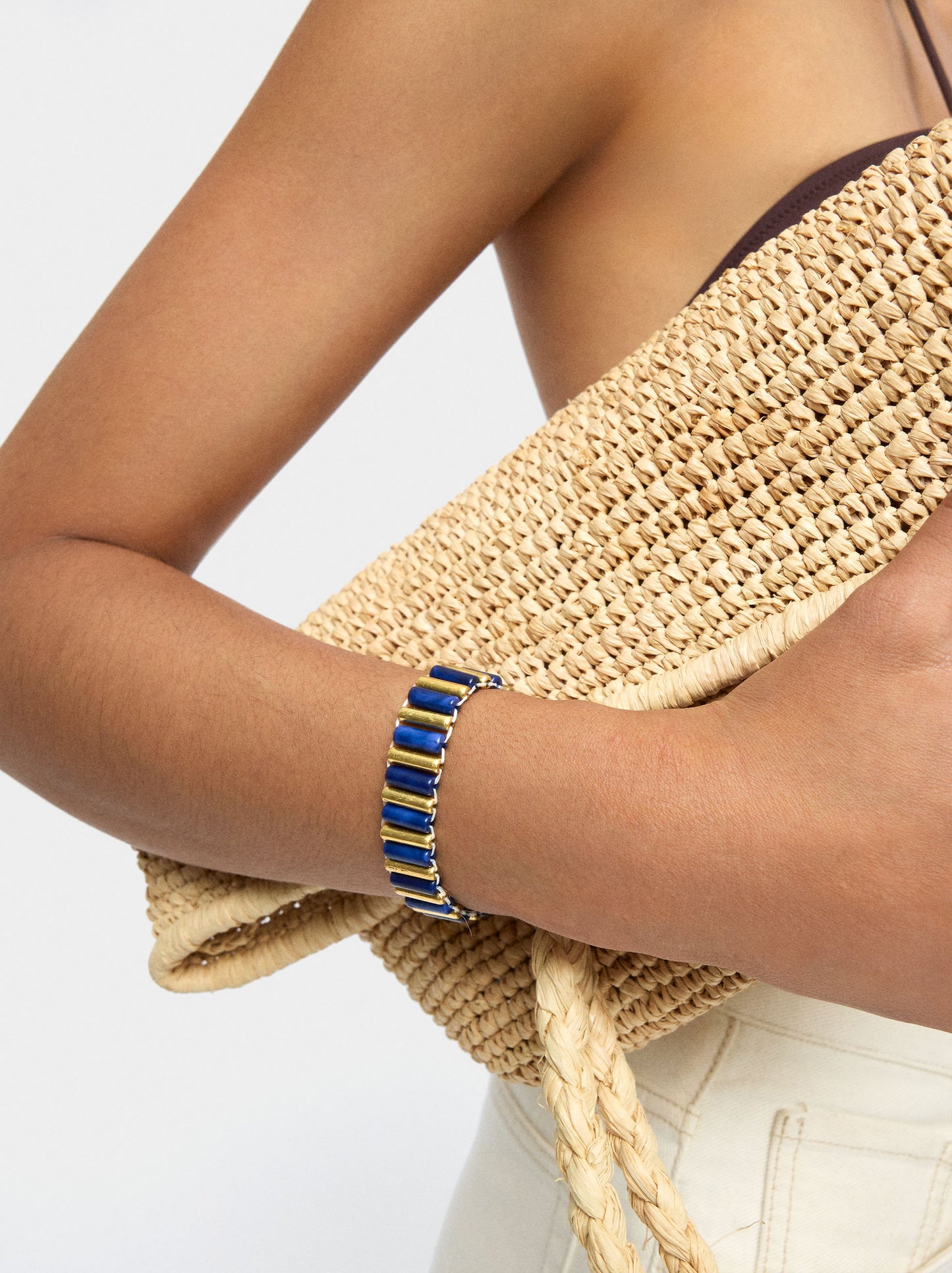 Bracelet With Stone-Effect Beads