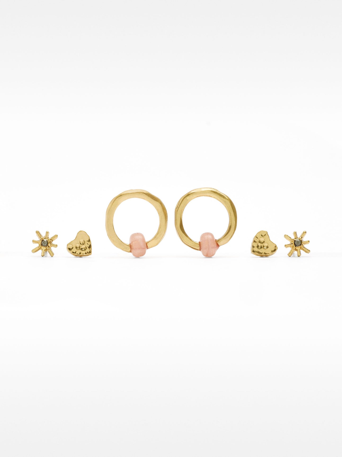 Set Of Gold Earrings