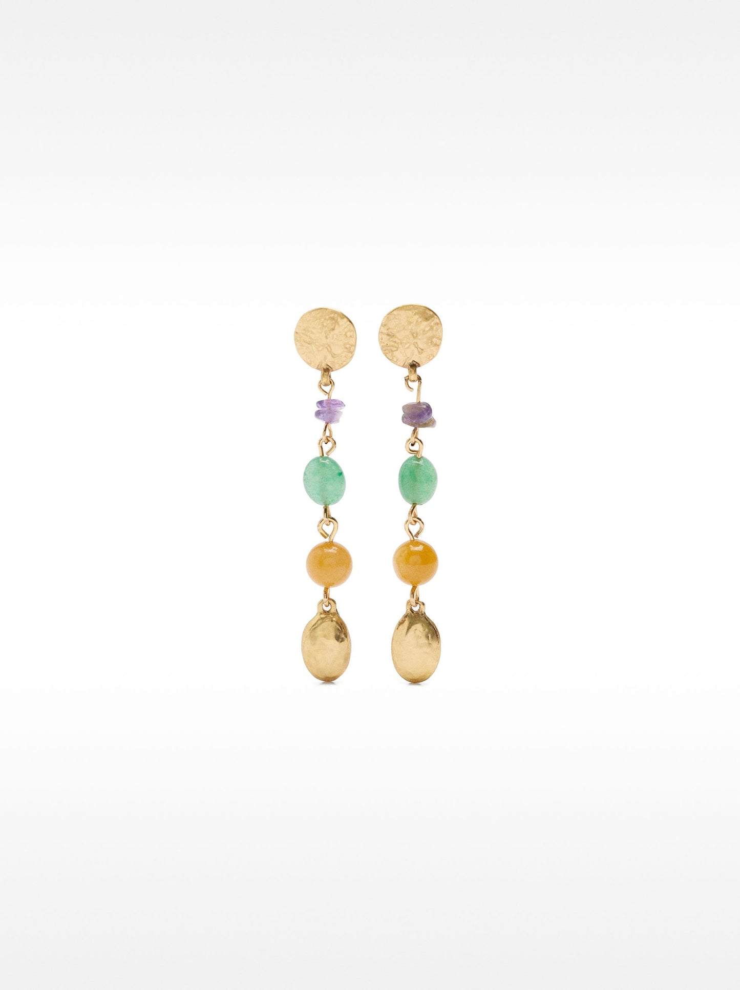 Long Earrings With Stones