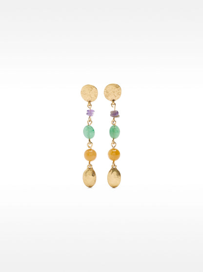Long Earrings With Stones