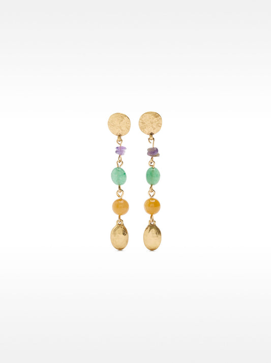 Long Earrings With Stones