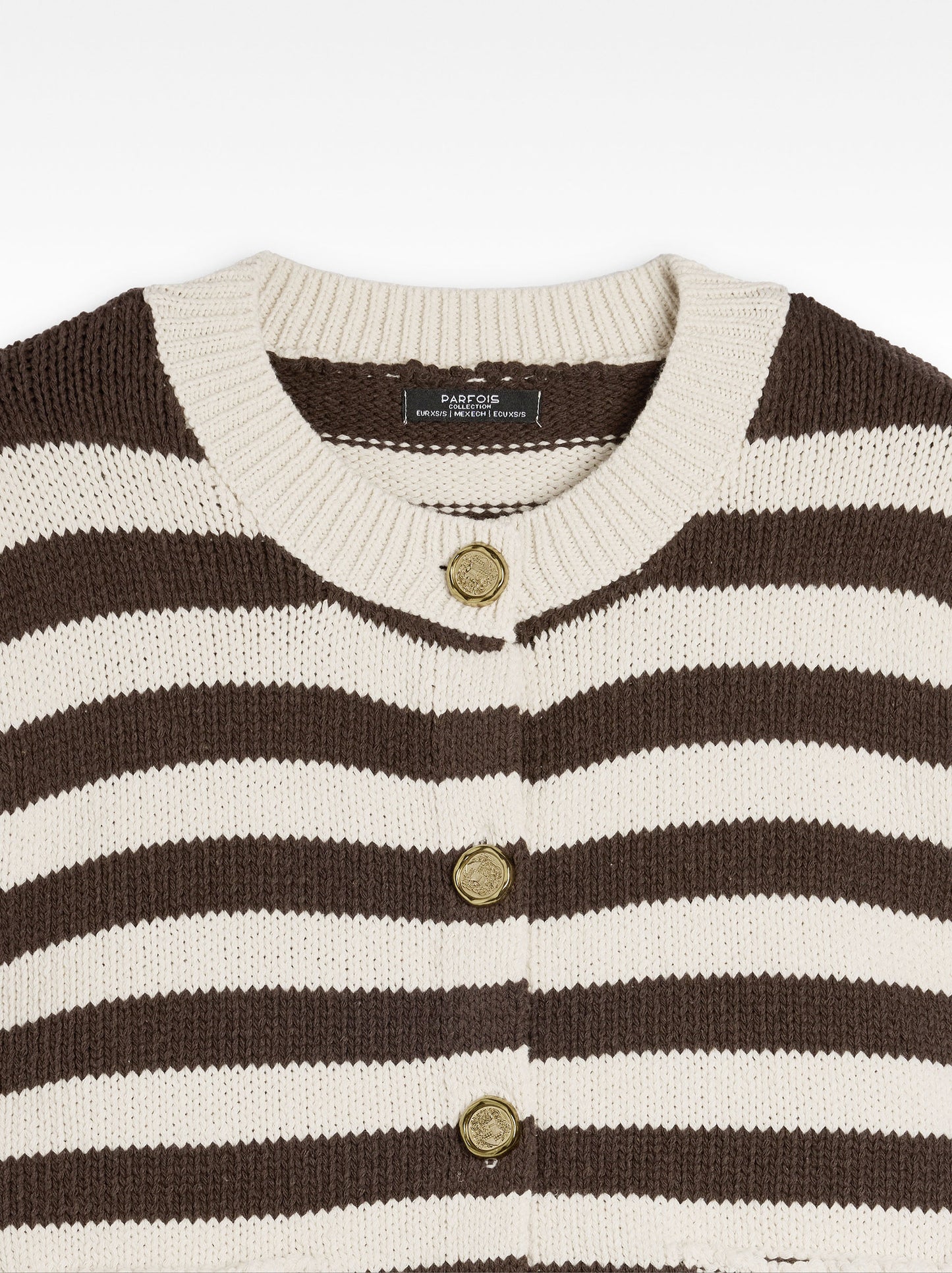 Knit Vest With Stripes