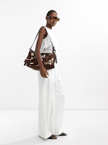 Trousers In A Linen And Lyocell Blend