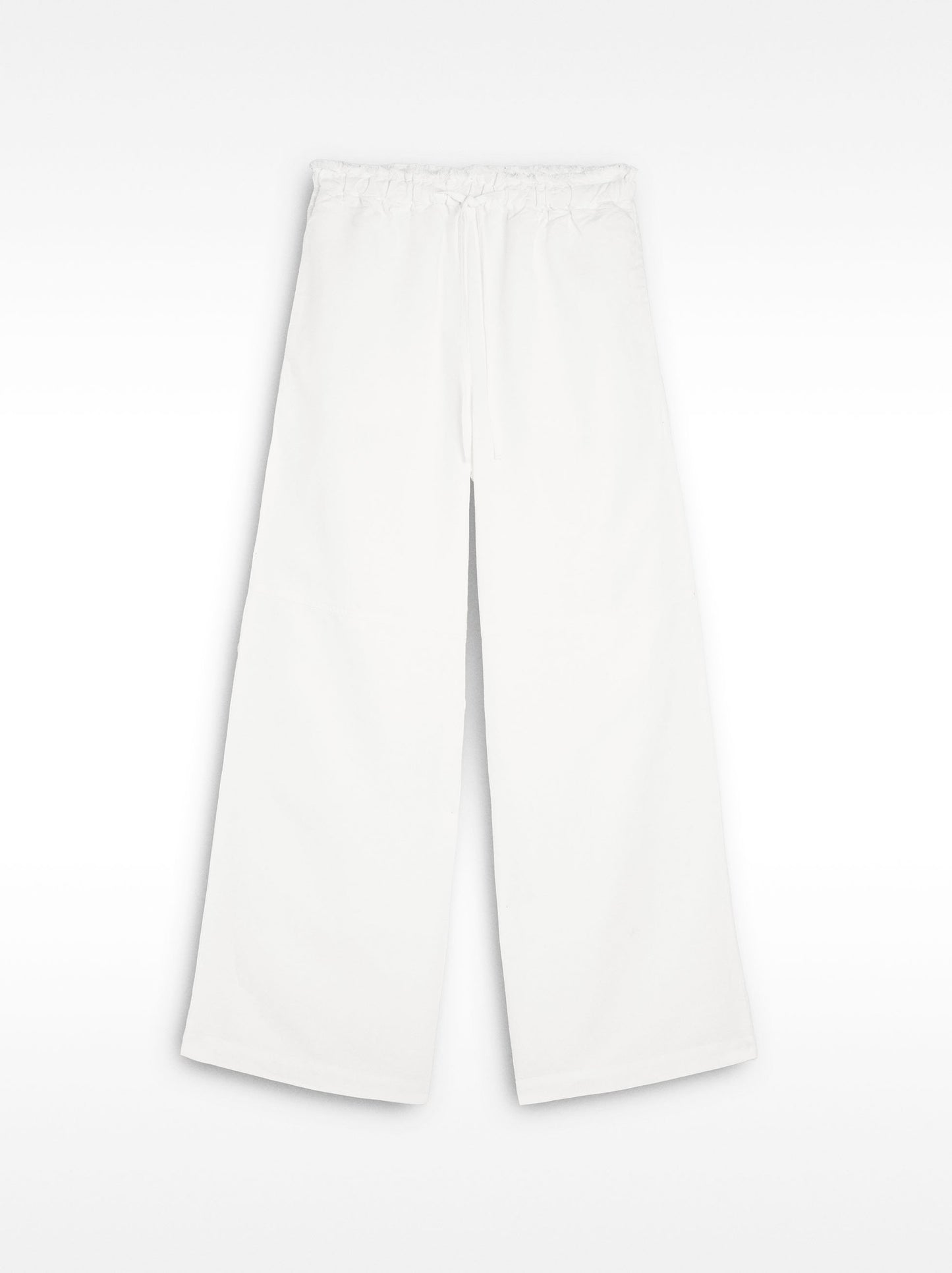 Trousers In A Linen And Lyocell Blend