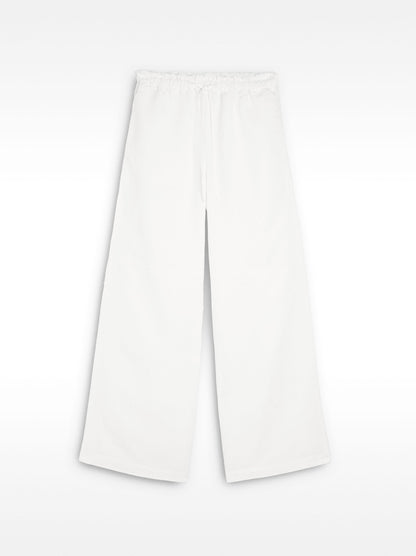 Trousers In A Linen And Lyocell Blend