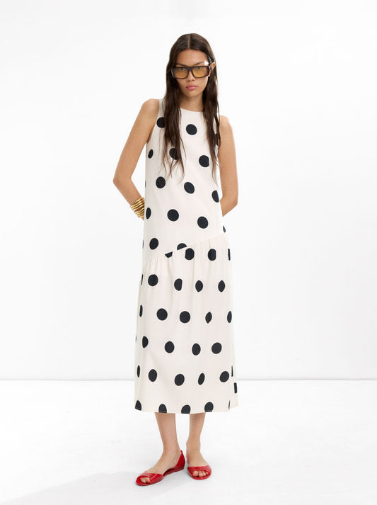 Long Dress With Polka Dots