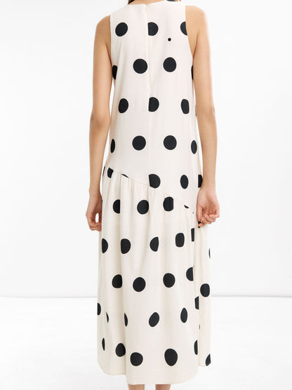 Long Dress With Polka Dots