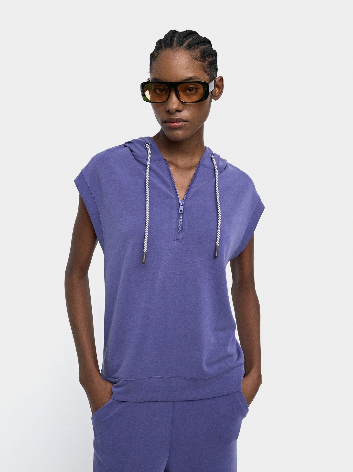 Sleeveless Sweatshirt Soft Touch