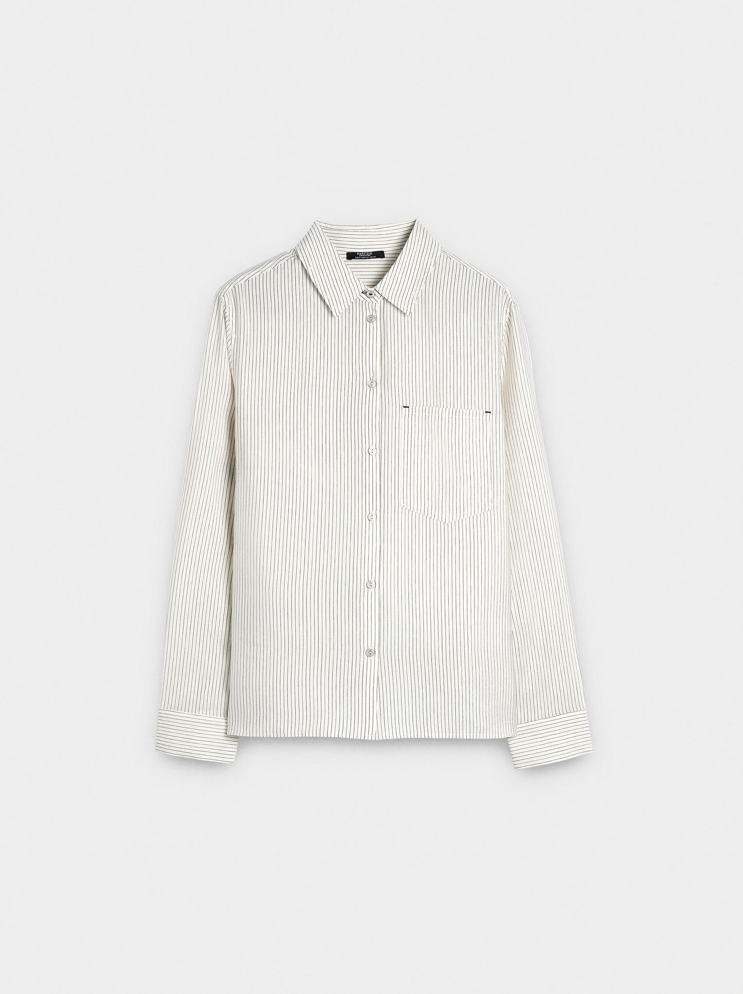 Long-Sleeved Shirt With Stripes