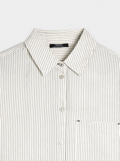 Long-Sleeved Shirt With Stripes