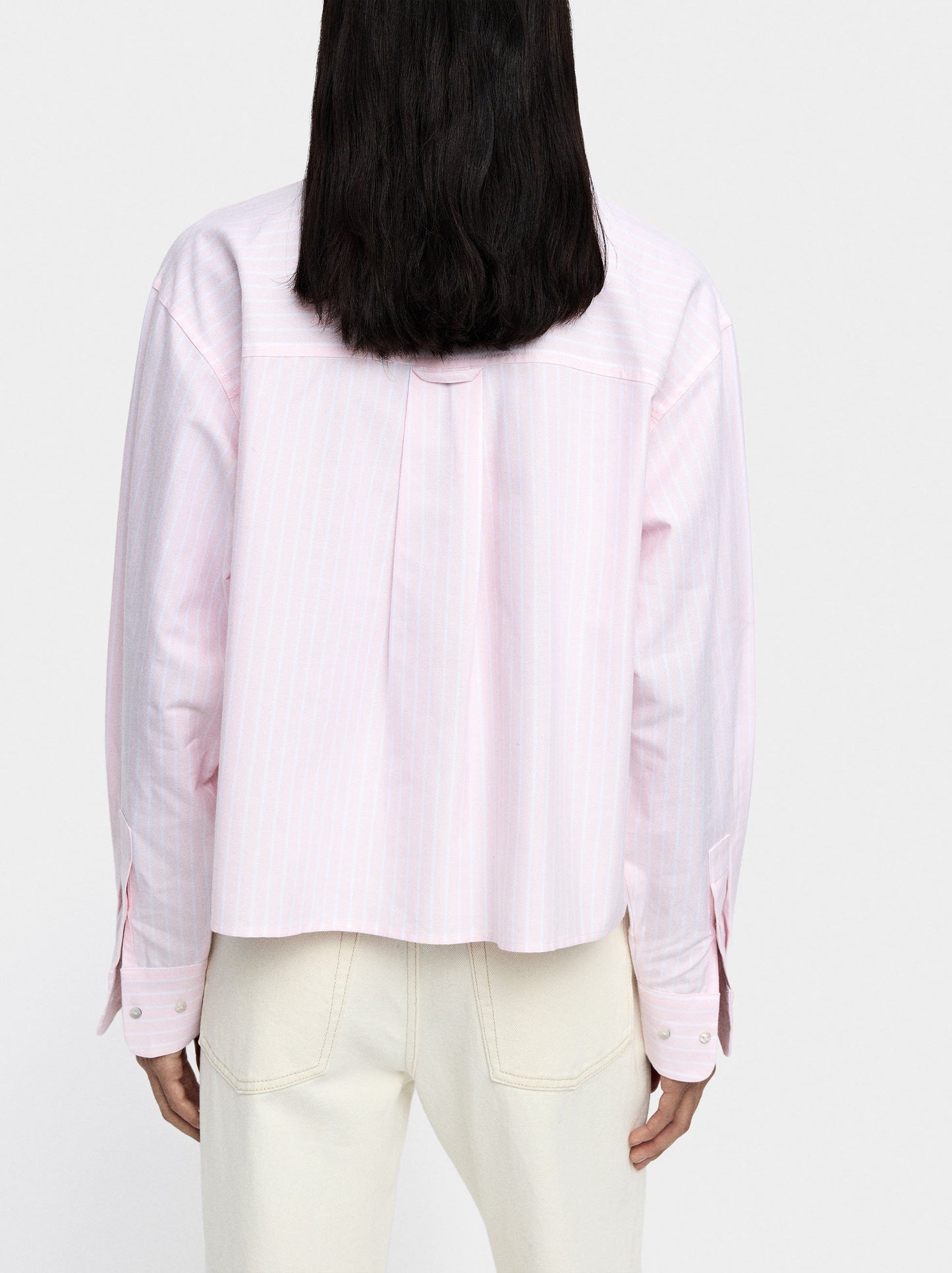 Shirt With Cotton Stripes