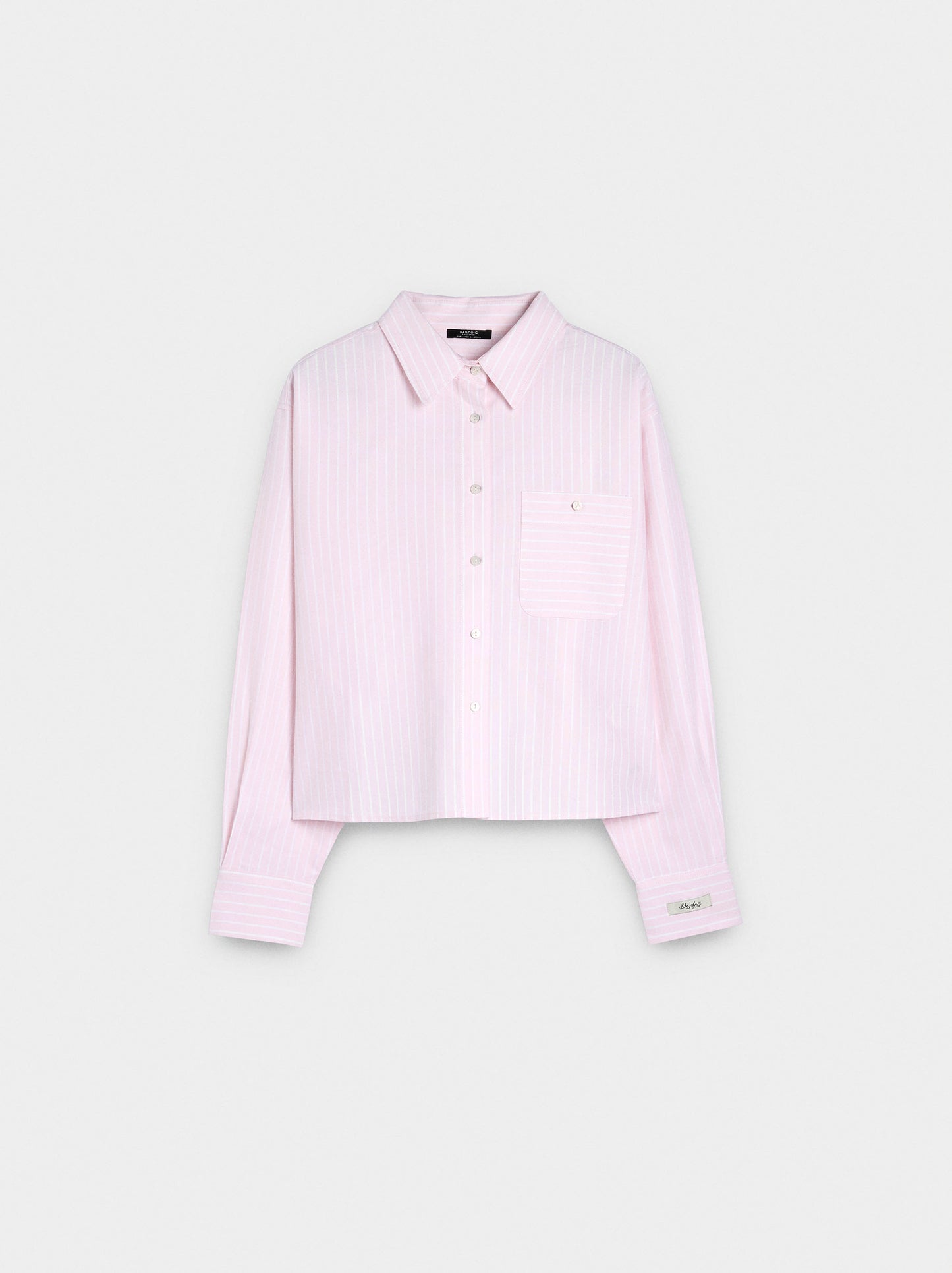 Shirt With Cotton Stripes