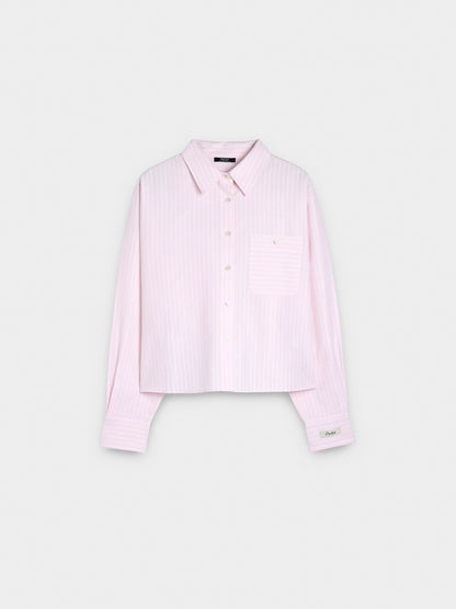 Shirt With Cotton Stripes
