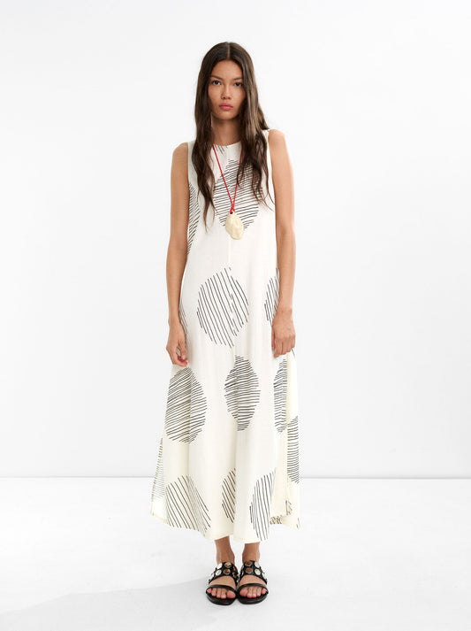 Long Printed Dress