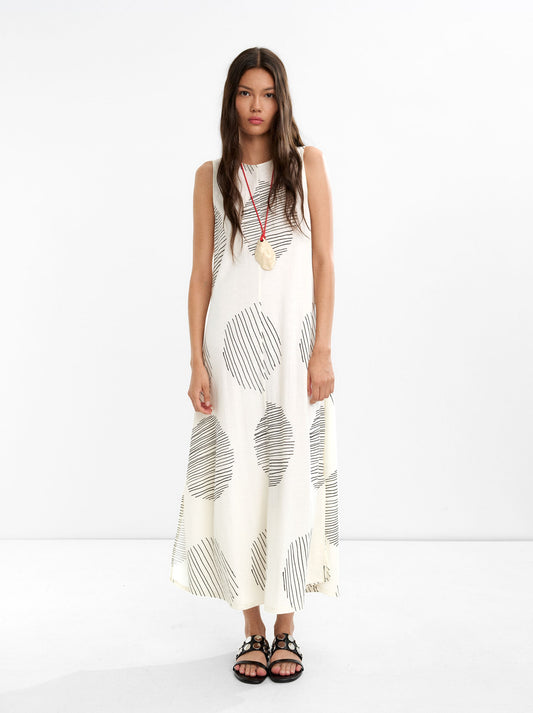 Long Printed Dress