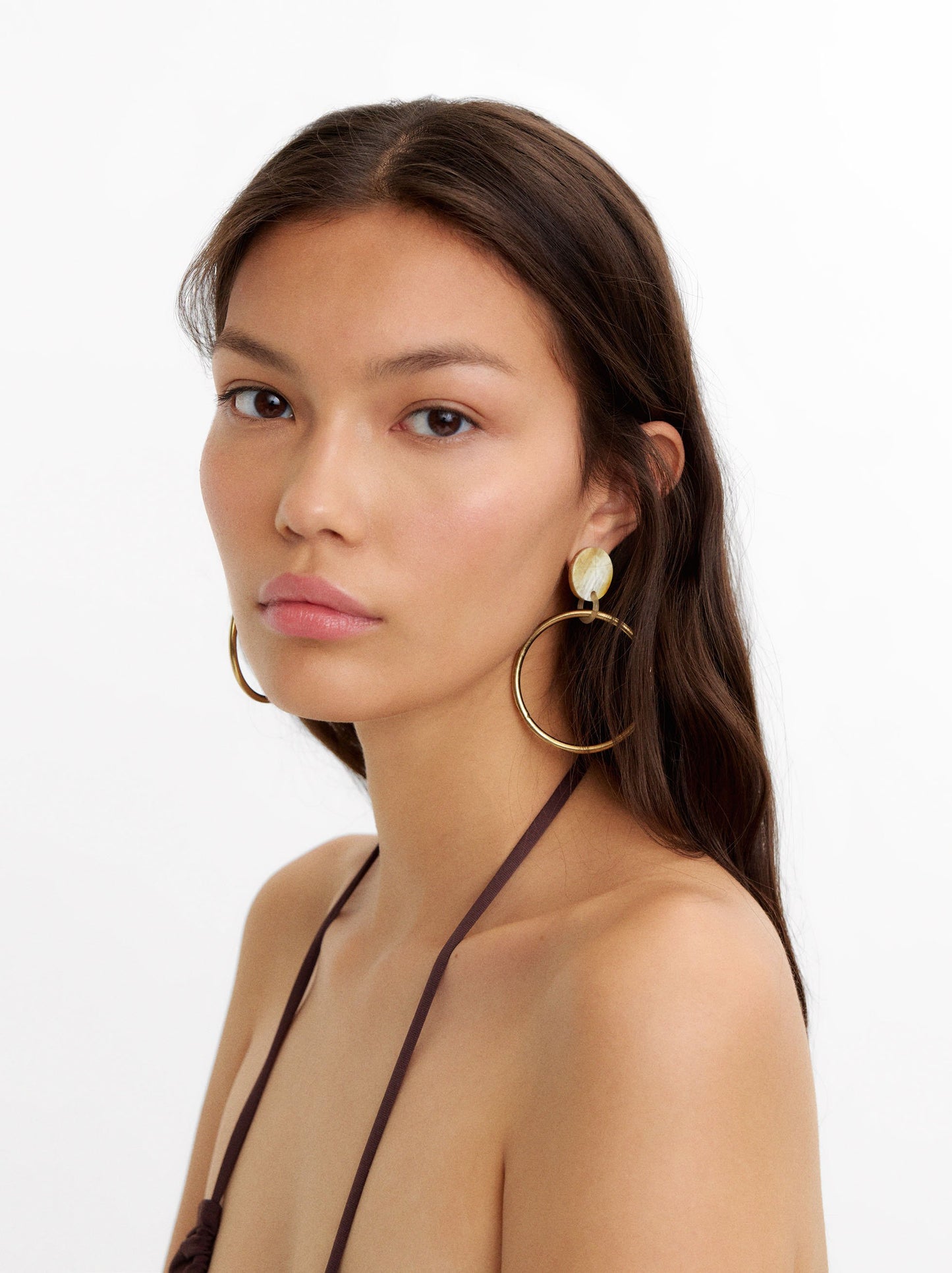 Long Earrings With Hoop