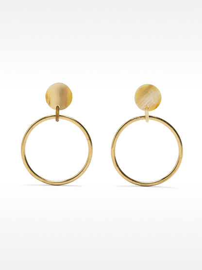 Long Earrings With Hoop