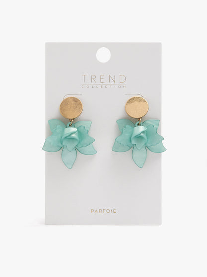 Maxi Flower Pearl Earrings