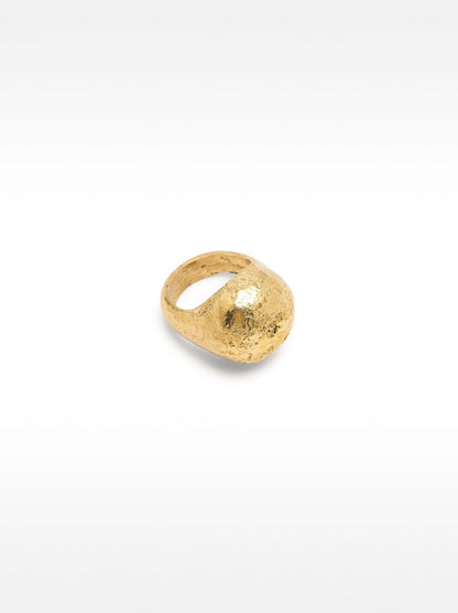Round Ring With Brass