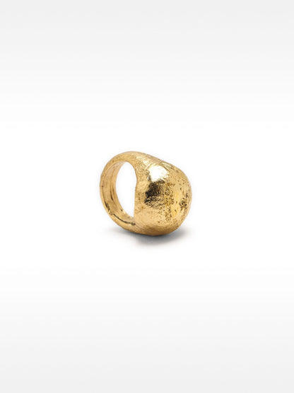 Round Ring With Brass