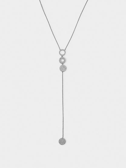 Silver D Necklace