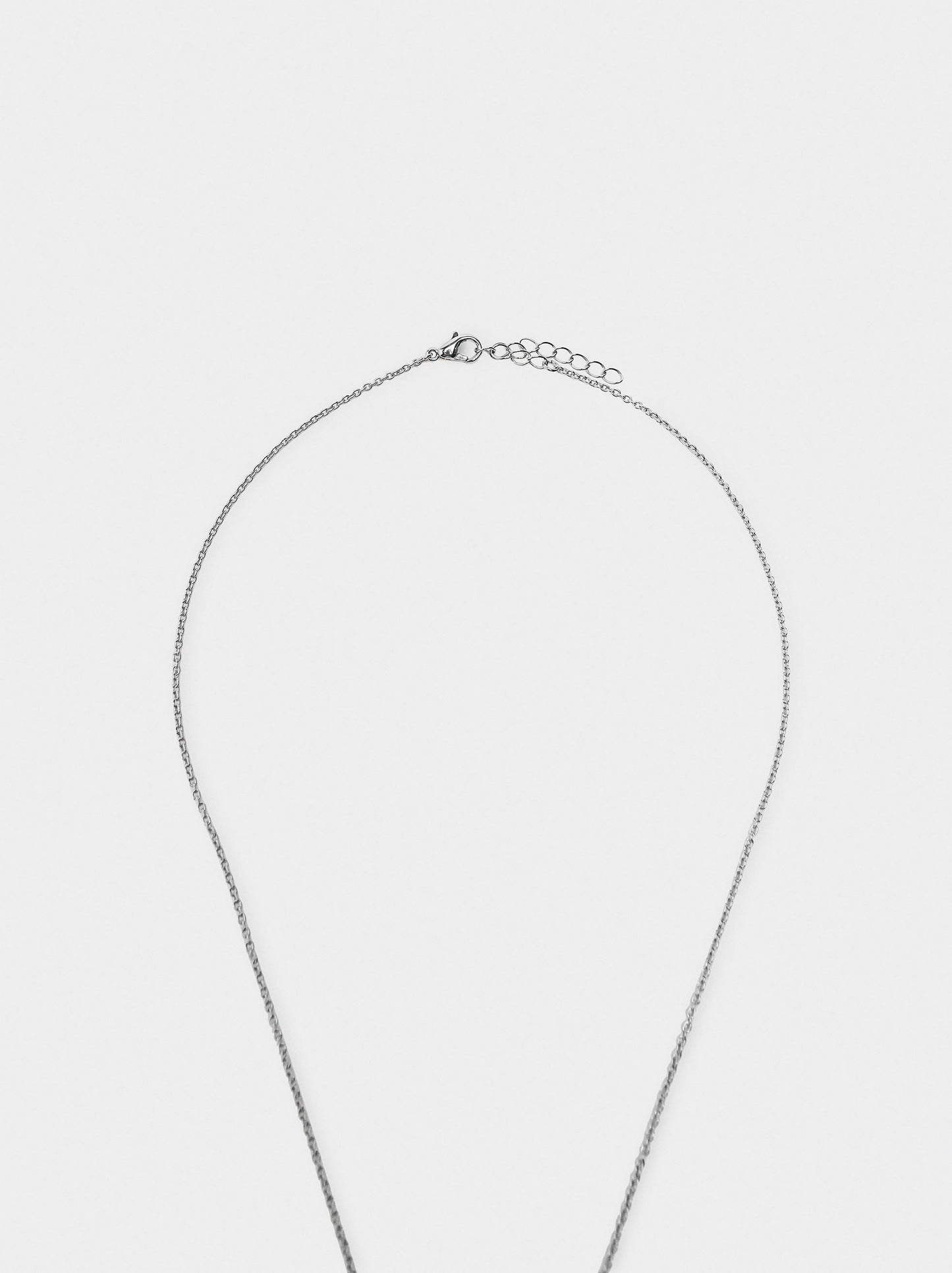 Pendant Necklace With Hoops And Cubic Zirconia