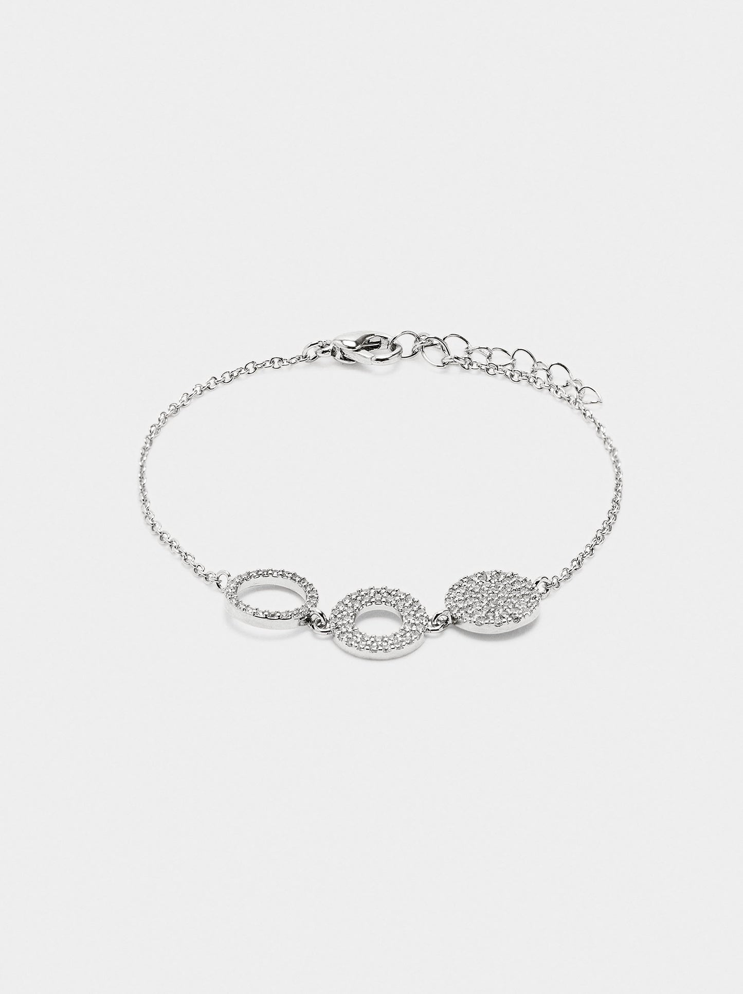 Bracelet With Hoop Detail With Zirconias