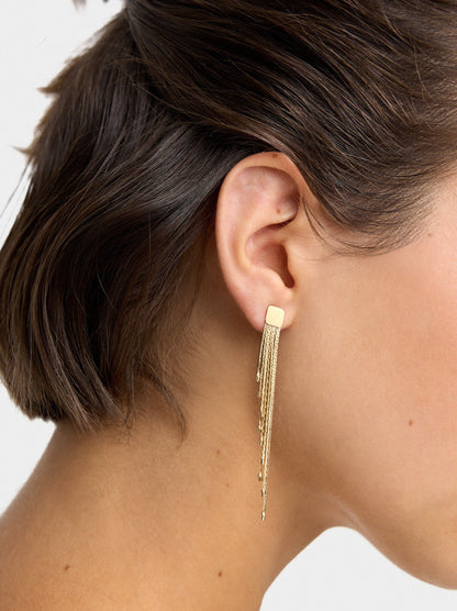 Earrings With Cascade Effect