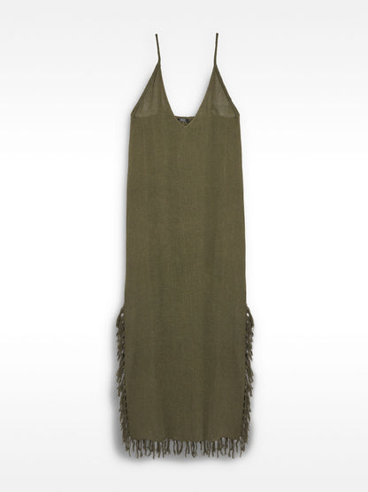 Long Dress With Linen