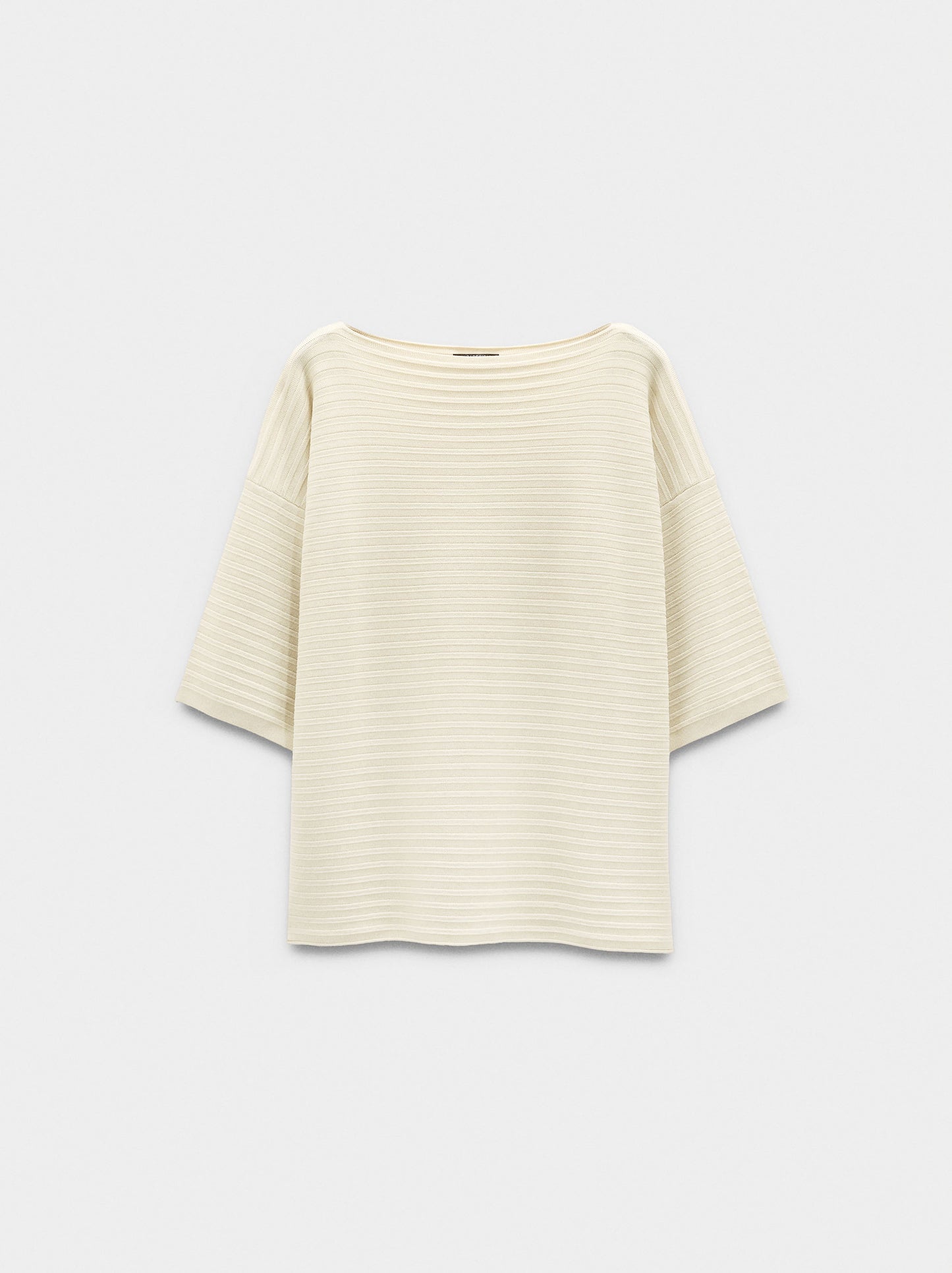 Short-Sleeved Knit Top