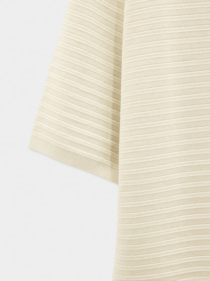 Short-Sleeved Knit Top