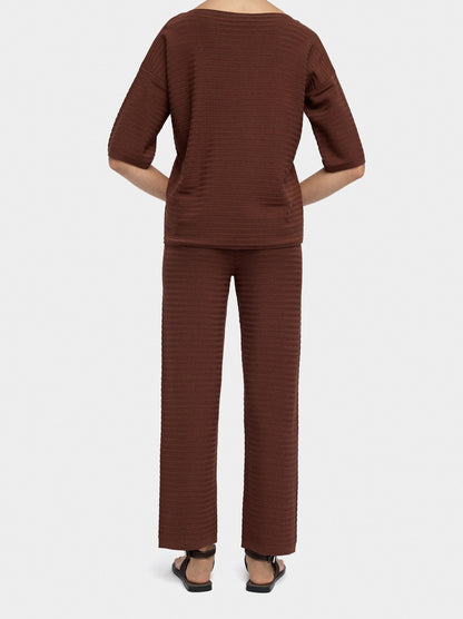 Short-Sleeved Knit Top