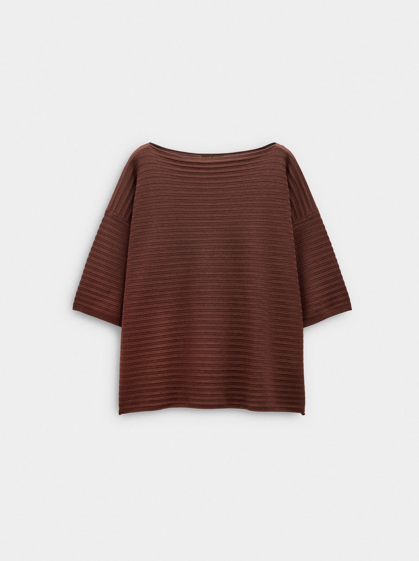 Short-Sleeved Knit Top
