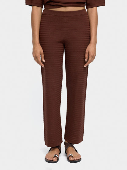 Elastic Waist Knit Pants