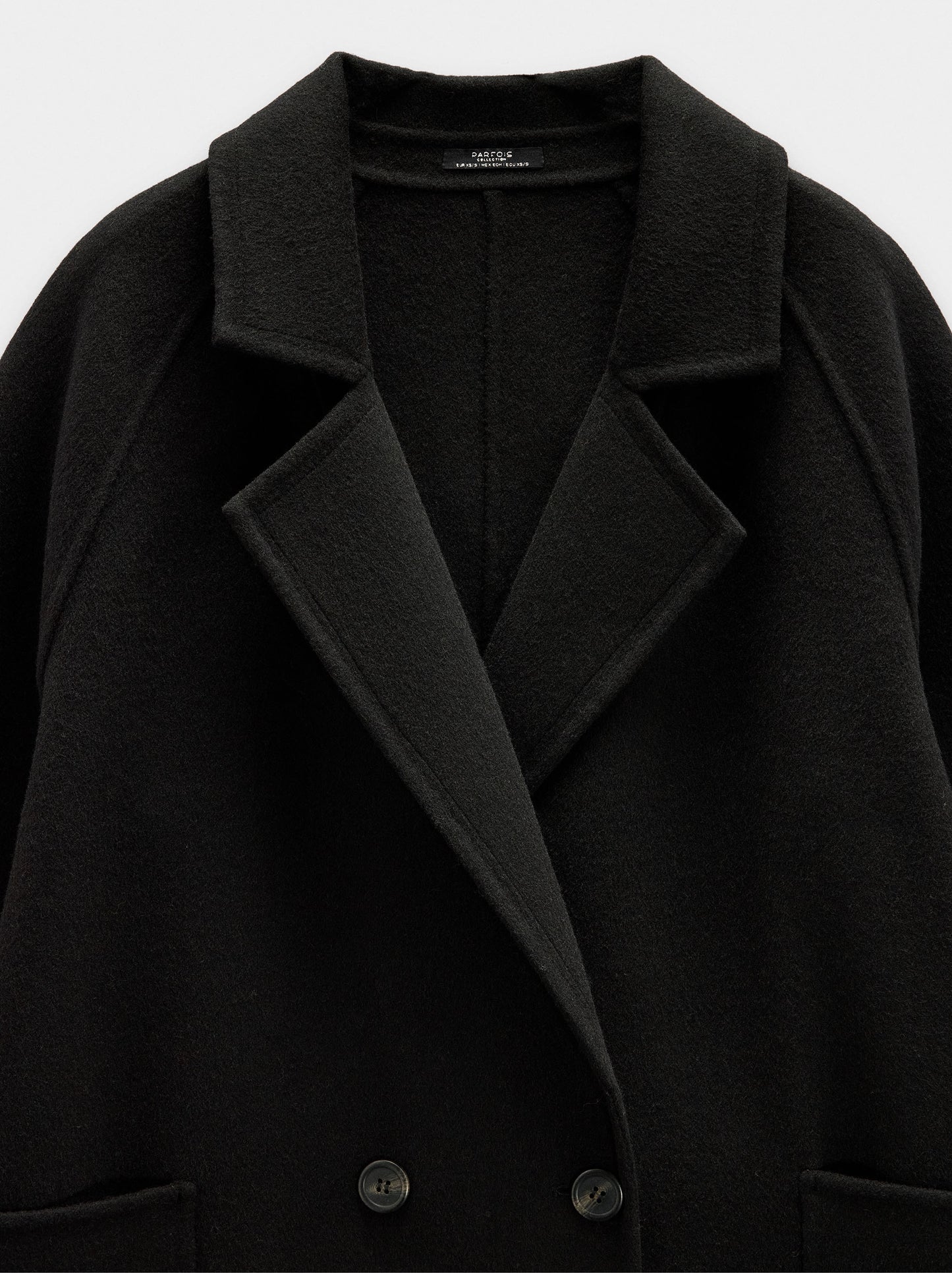 Long Coat With Wool Blend