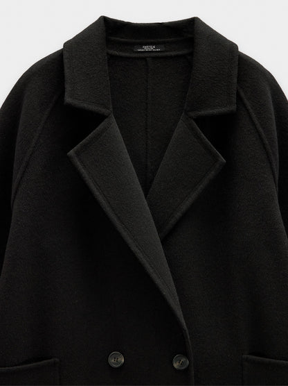 Long Coat With Wool Blend