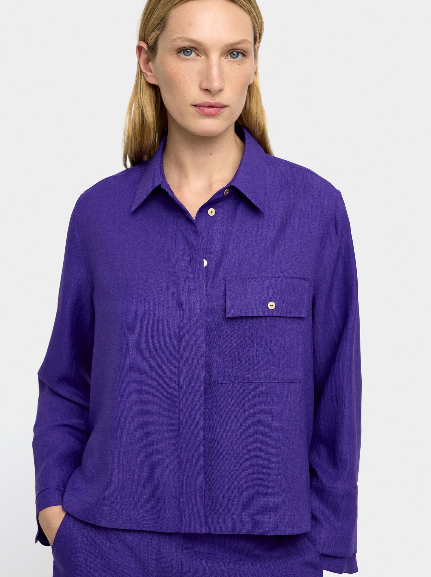 Flowy Shirt With A Crinkled Effect