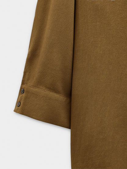 Lyocell Shirt With Double Buttons