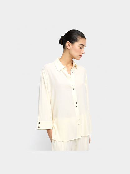 Lyocell Shirt With Double Buttons