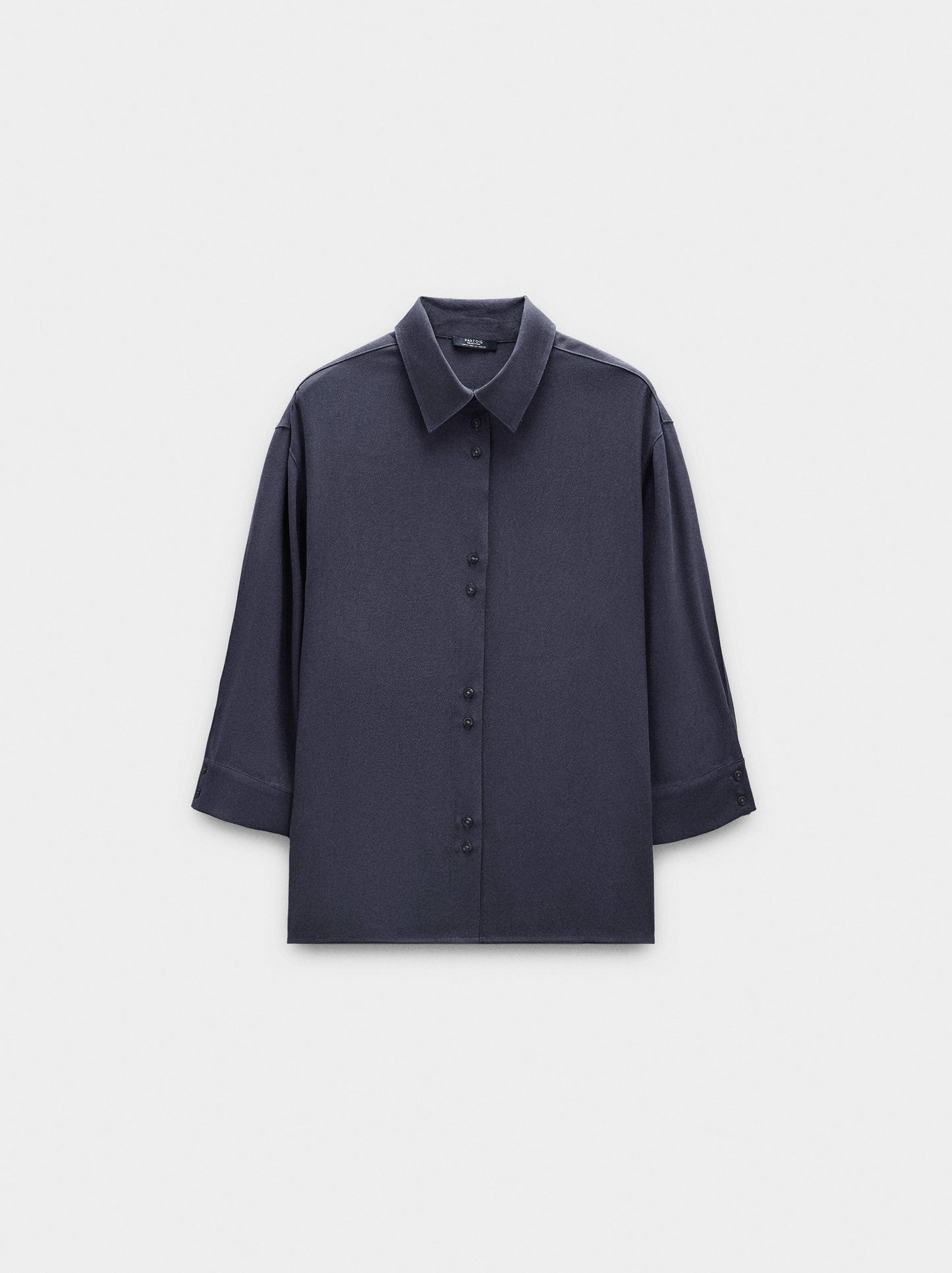 Lyocell Shirt With Double Buttons