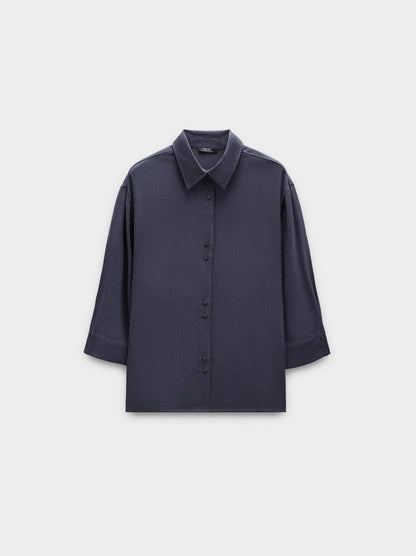 Lyocell Shirt With Double Buttons