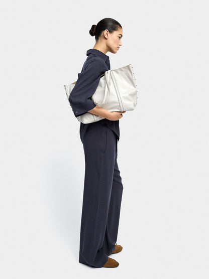 Trousers Of Lyocell With Elastic Waist