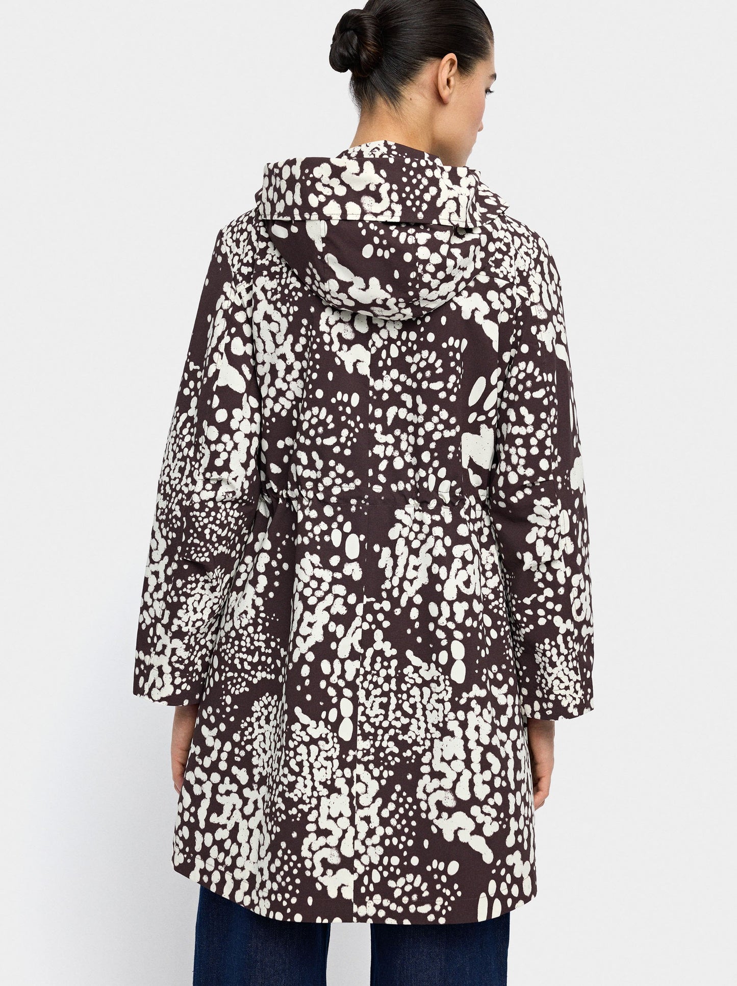 Printed Parka With Hood
