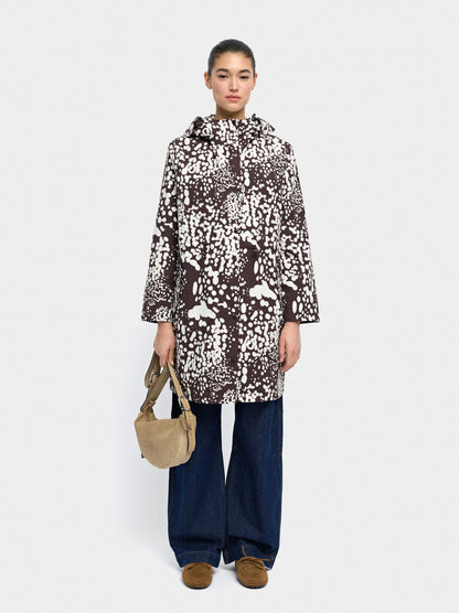 Printed Parka With Hood